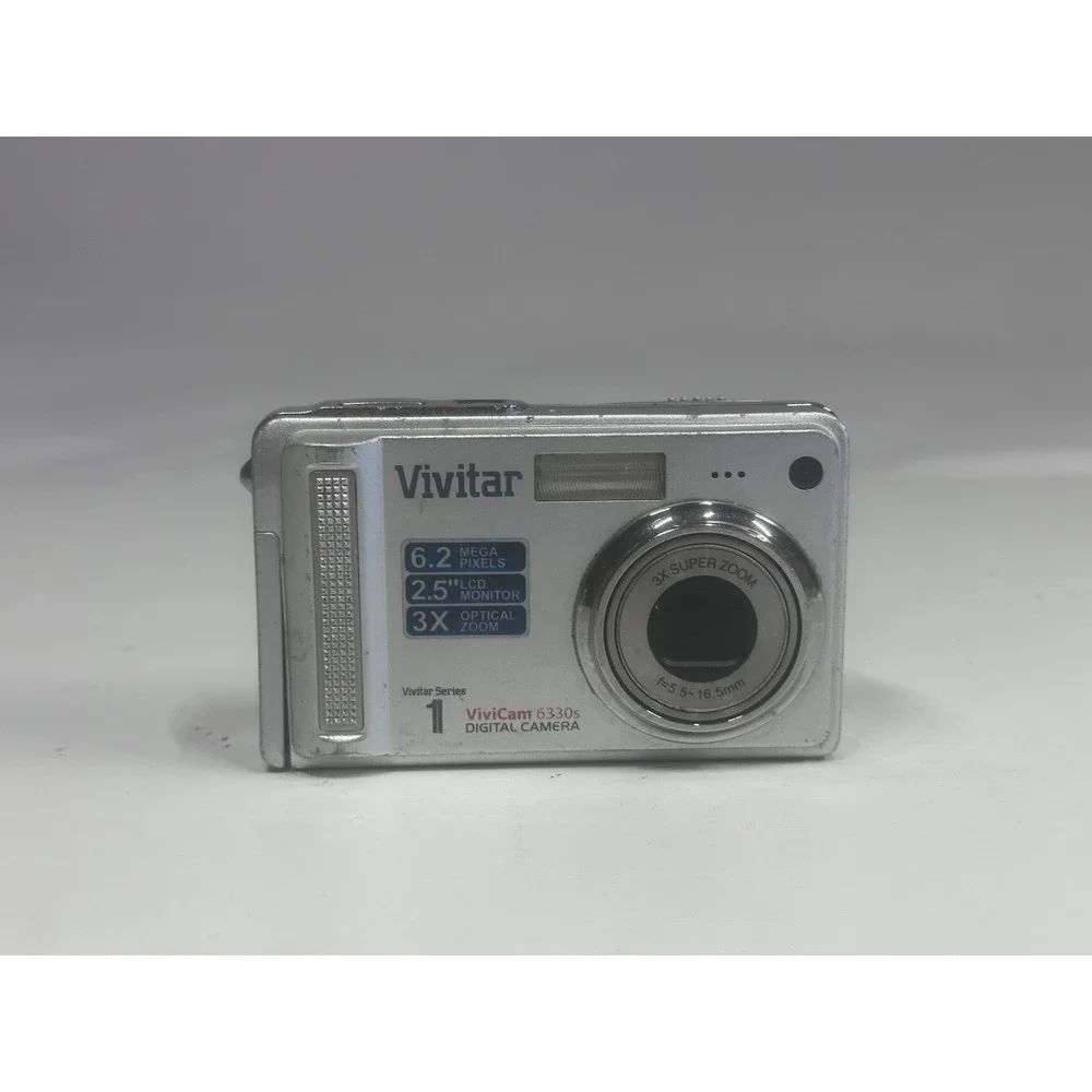 Vivitar ViviCam 6330s 6.2MP Digital Camera 3X Zoom Untested For Parts